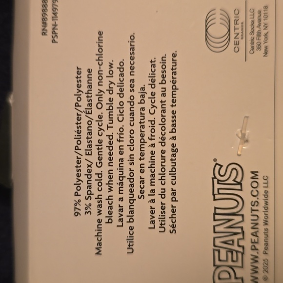 Peanuts Festive Socks with Snoopy And Woodstock Design Set Of 2 Nwt - Picture 5 of 5